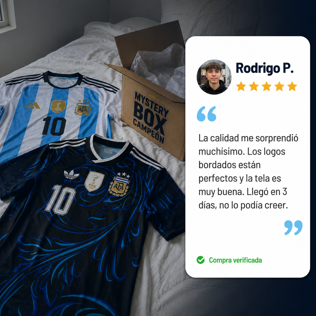 MYSTERY BOX LIQUIDACIÓN - Tu Pack Sorpresa de la Selección Argentina